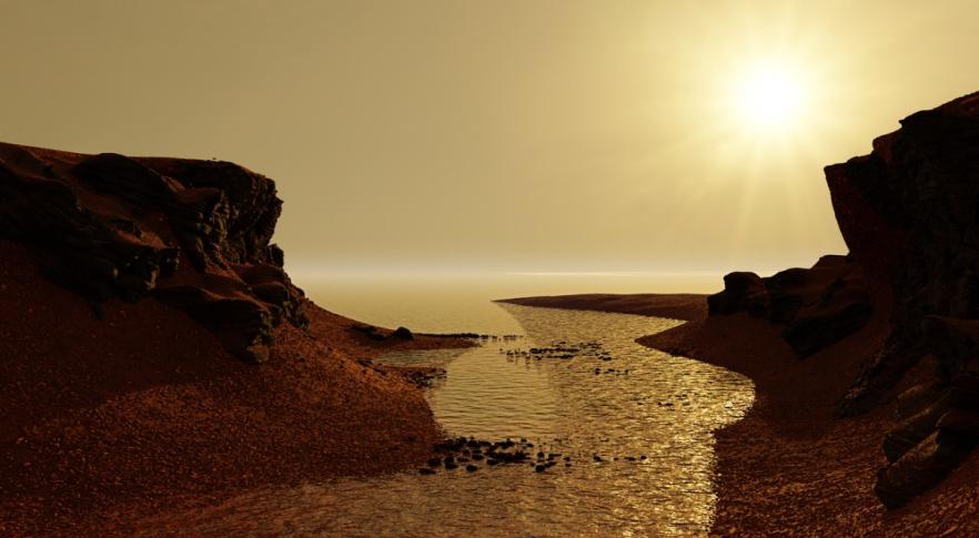 La NASA consigue pruebas de un antiguo río caudaloso en Marte