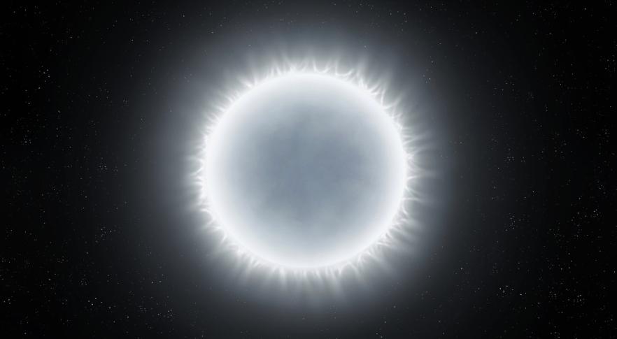 Descubren una estrella cercana que se está transformando en un 'diamante cósmico'
