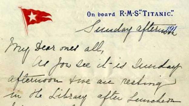 La carta que sobrevivió al Titanic-0