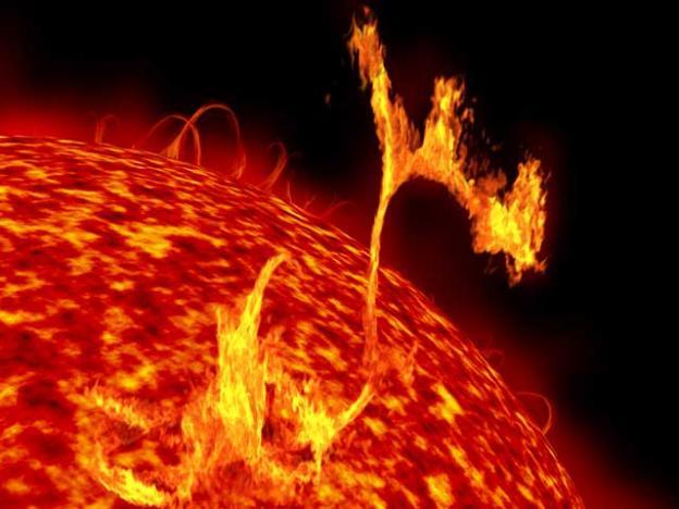 Las comunicaciones de la Tierra fueron interrumpidas por una gigantesca erupción solar-0
