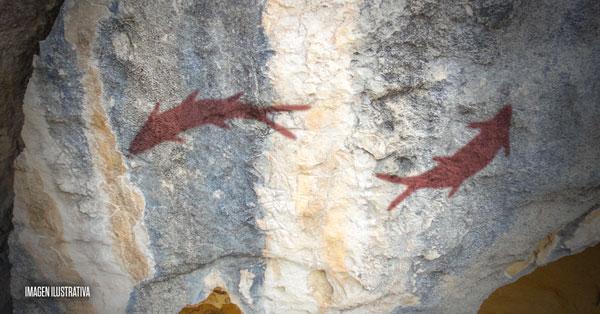 Misteriosas pinturas de hace 1.500 años muestran ballenas y tiburones en el desierto de Atacama-0