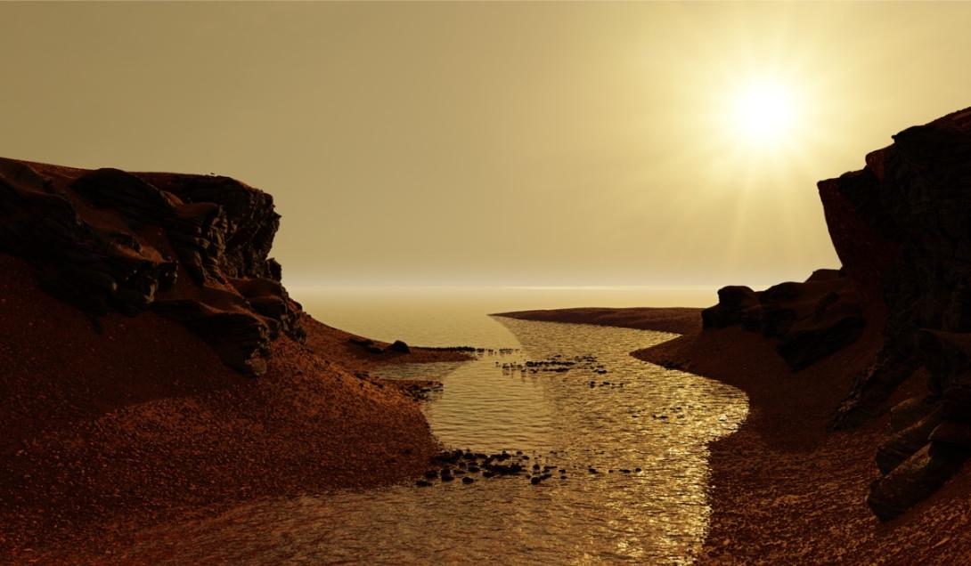 La NASA consigue pruebas de un antiguo río caudaloso en Marte-0